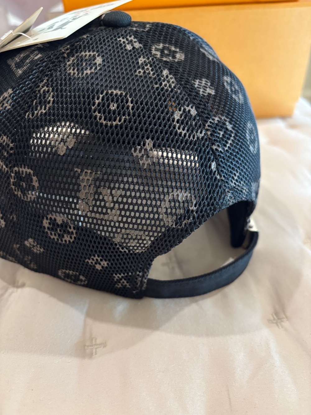 Monogram Pattern Baseball Cap - Picture 5 of 5
